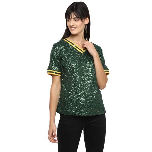 Sequins T-Shirt Green