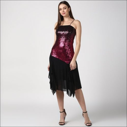 Jane Ombre Sequin Dress