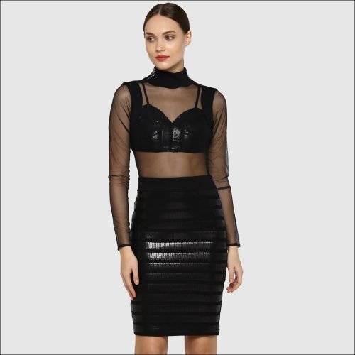 Jordyn  Mesh Dress