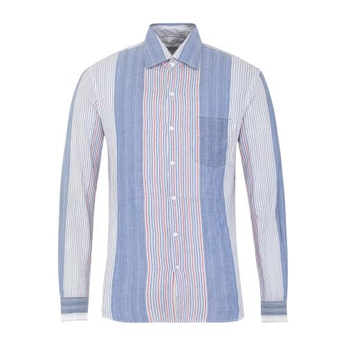 Bold Stripe Shirt Men