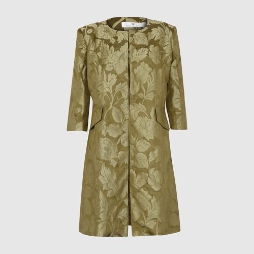 Golden Jacquard Jacket